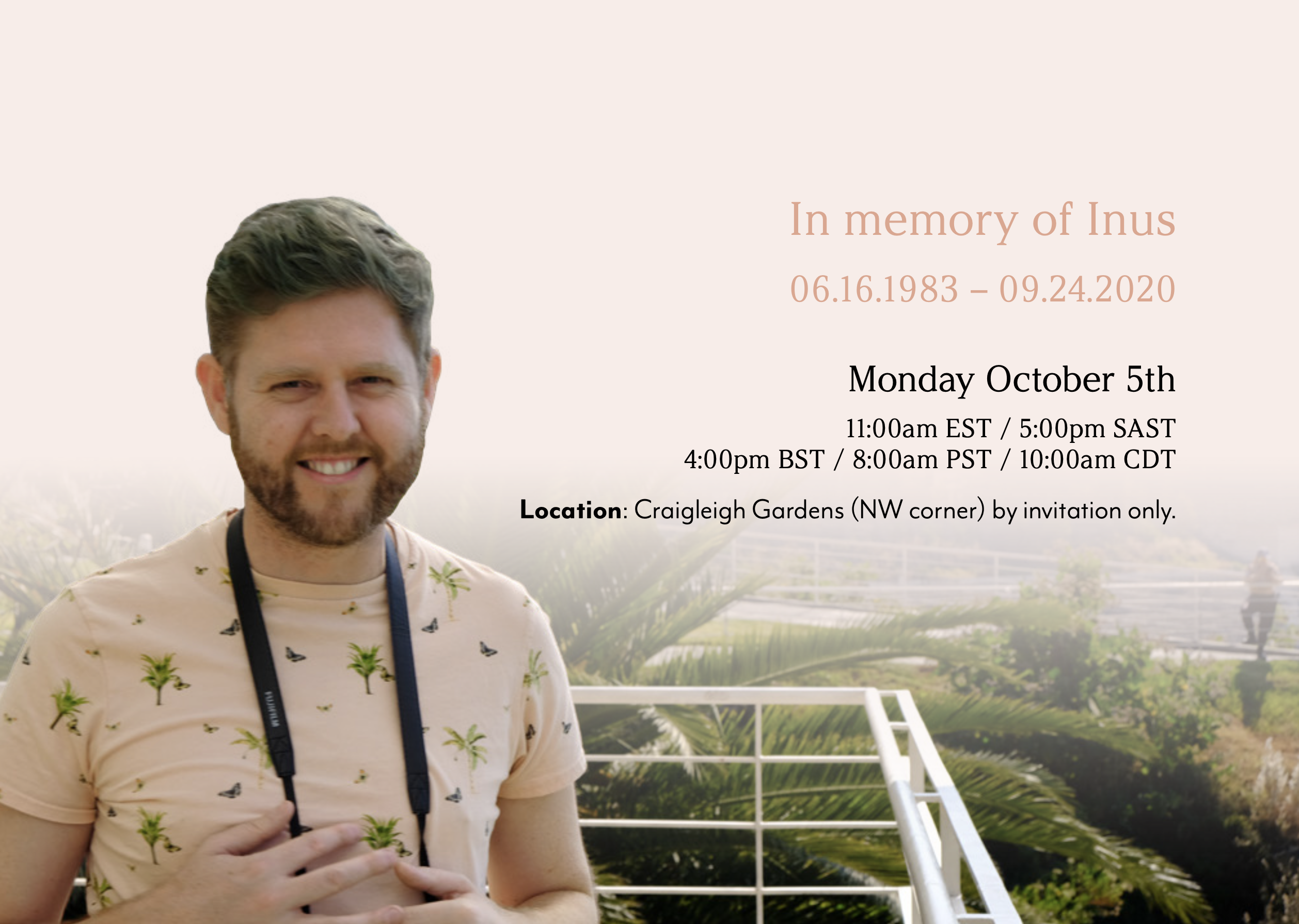 In loving memory of Inus